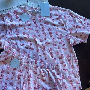 Pink Floral Kids Pajamas